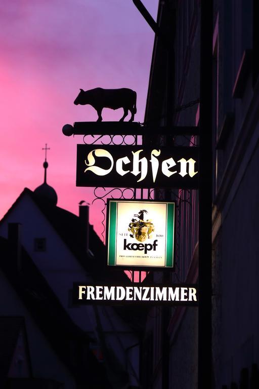 Hotel-Restaurant Roter Ochsen Lauchheim Kültér fotó