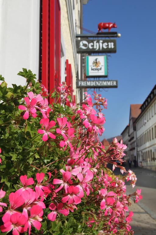 Hotel-Restaurant Roter Ochsen Lauchheim Kültér fotó