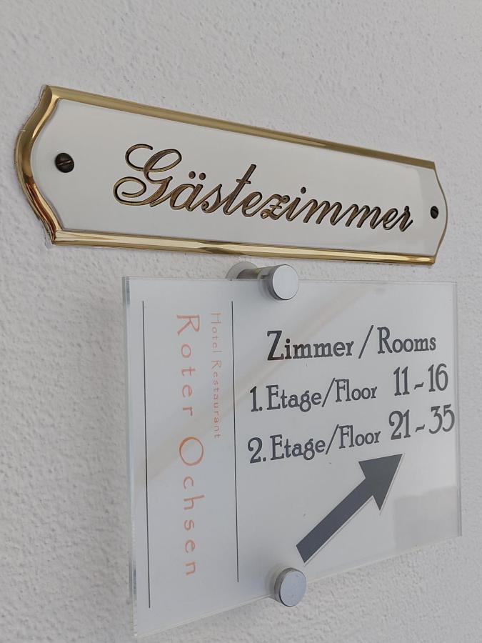 Hotel-Restaurant Roter Ochsen Lauchheim Kültér fotó